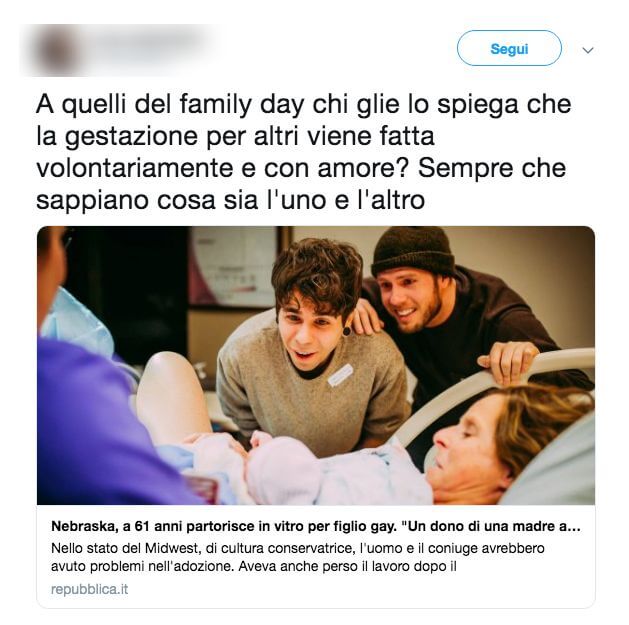 Giorgia Meloni contro la nonna che ha partorito il nipote: "depravazione vomitevole" - commenti positivi meloni - Gay.it