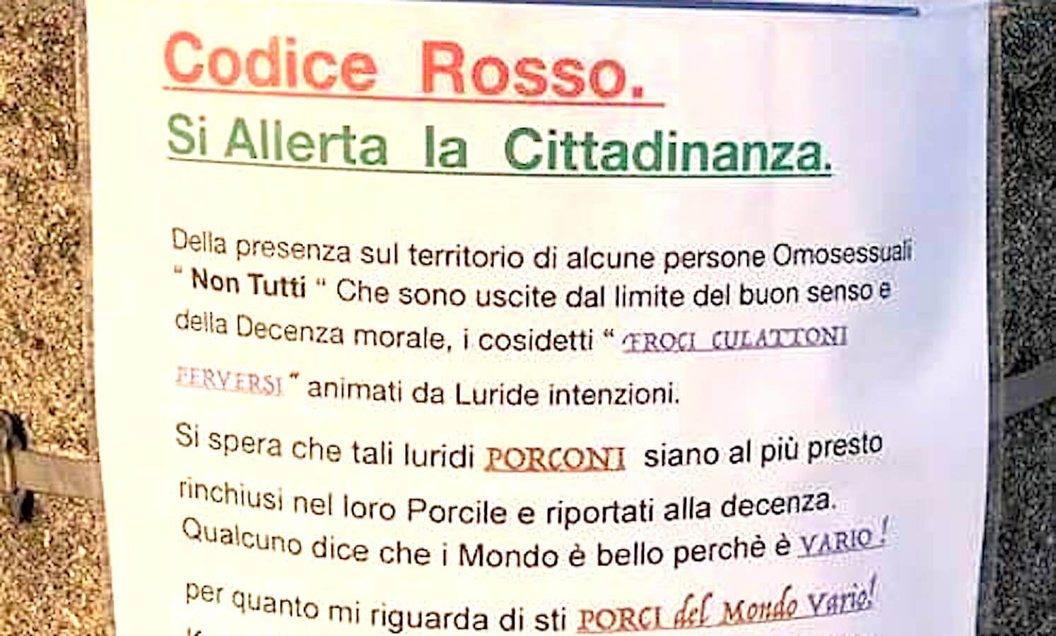 Mantova: arriva l’avviso alla cittadinanza sul pericolo omosessuali