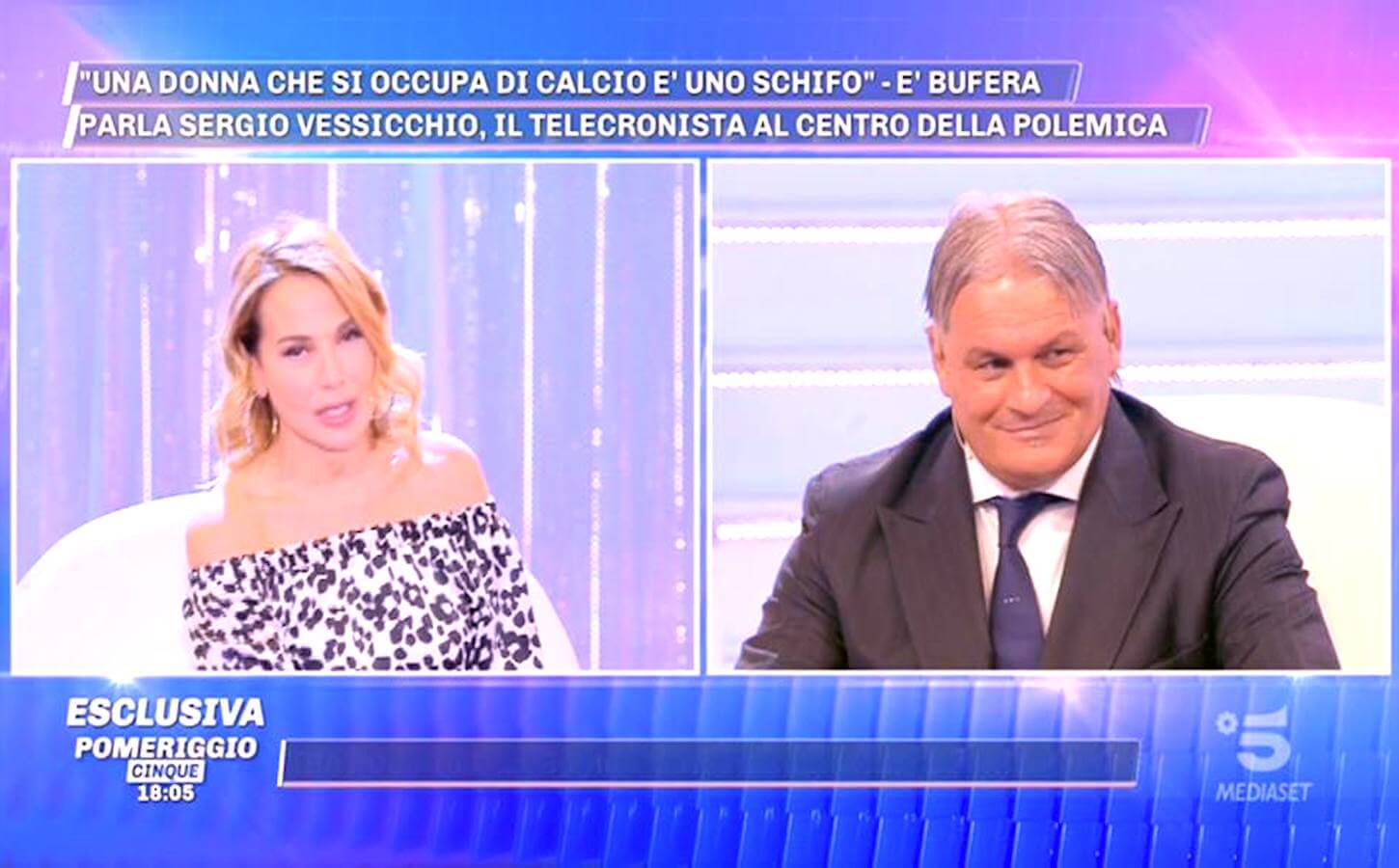 ‘Se tocchi un gay viene la fine del mondo’: il triste sfogo del telecronista Sergio Vessicchio a Pomeriggio 5