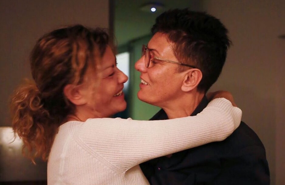 Eva Grimaldi e Imma Battaglia si sono unite civilmente