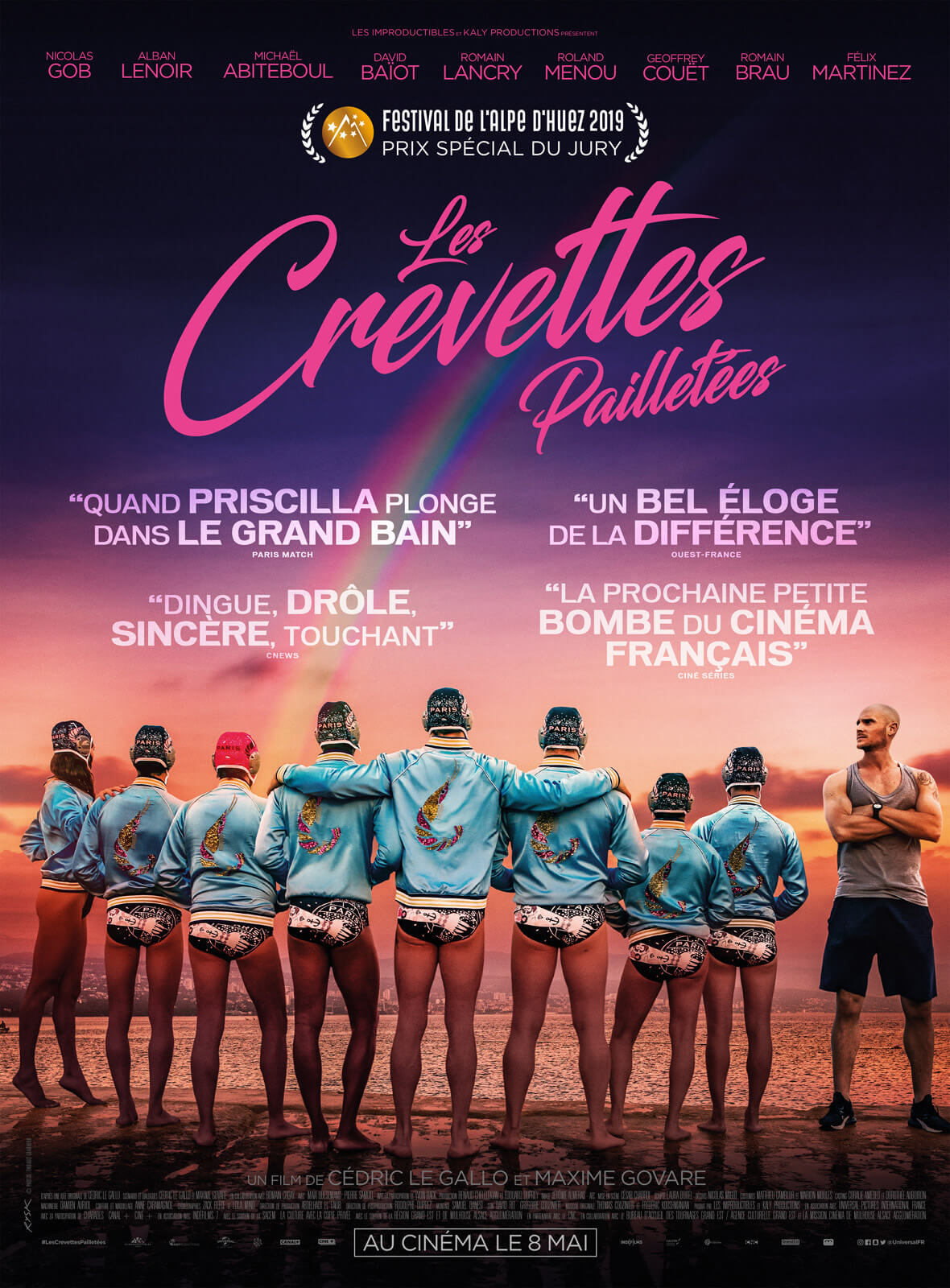 Les Crevettes pailletées, trailer e poster della commedia francese su una squadra di pallanuoto gay - Les Crevettes pailletees - Gay.it