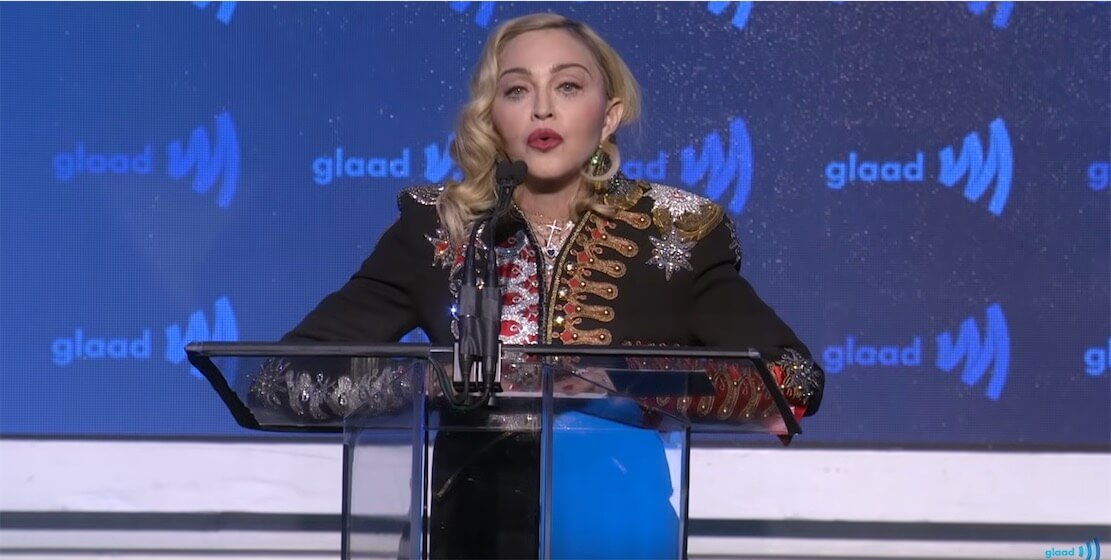 Madonna premiata in quanto icona e attivista LGBT: “Mi sono sempre sentita una outsider”