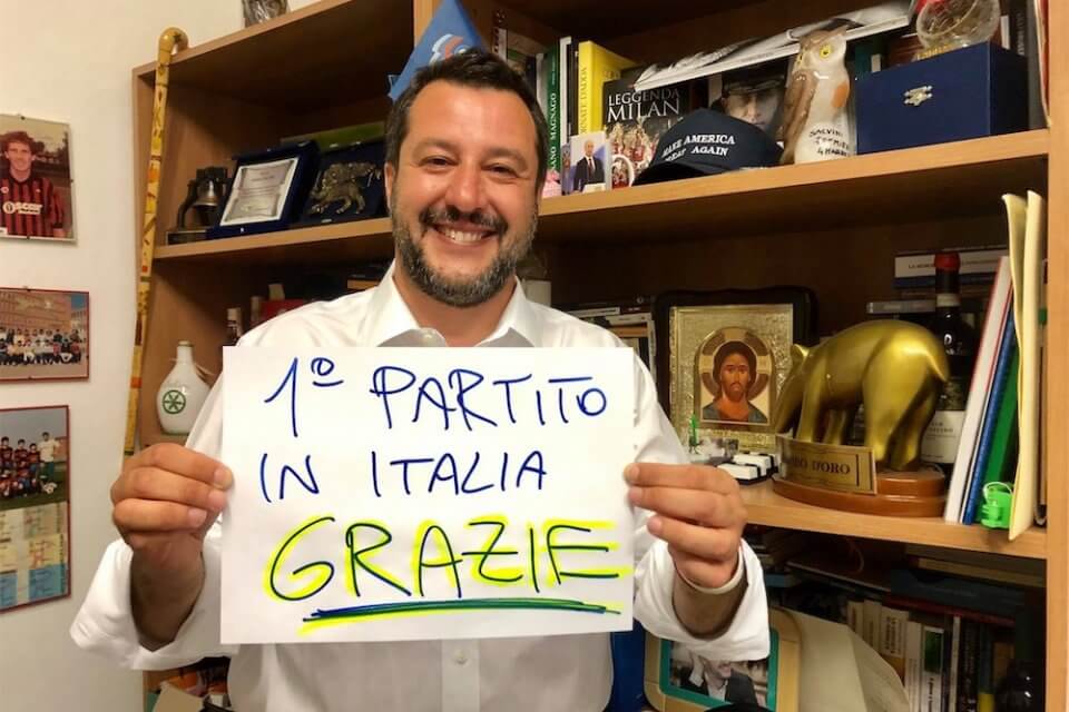 Europee 2019, l'Onda Nera salviniana si abbatte sull'Italia: l'Onda Pride come immediata forma di resistenza e opposizione - Matteo Salvini - Gay.it