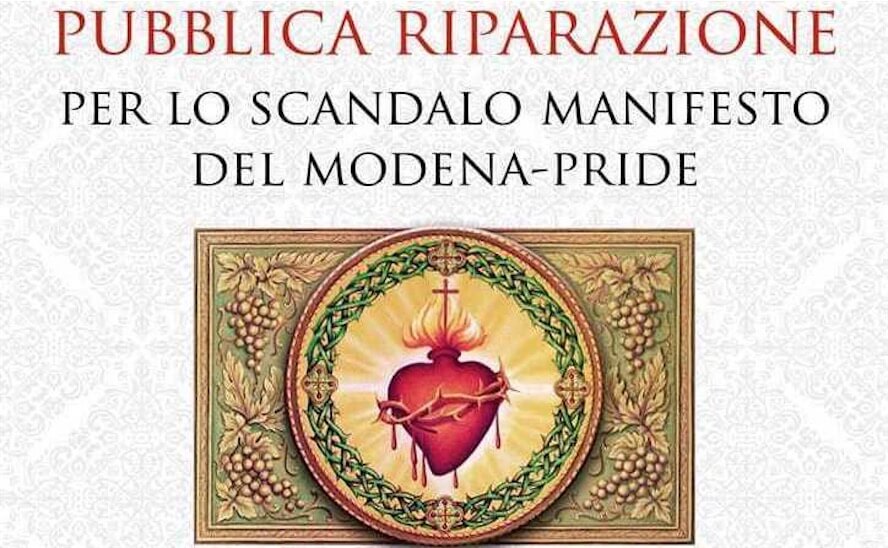 Modena Pride, confermata la processione di riparazione: “pietà per la città trasformata nella Sodoma del tempo presente”