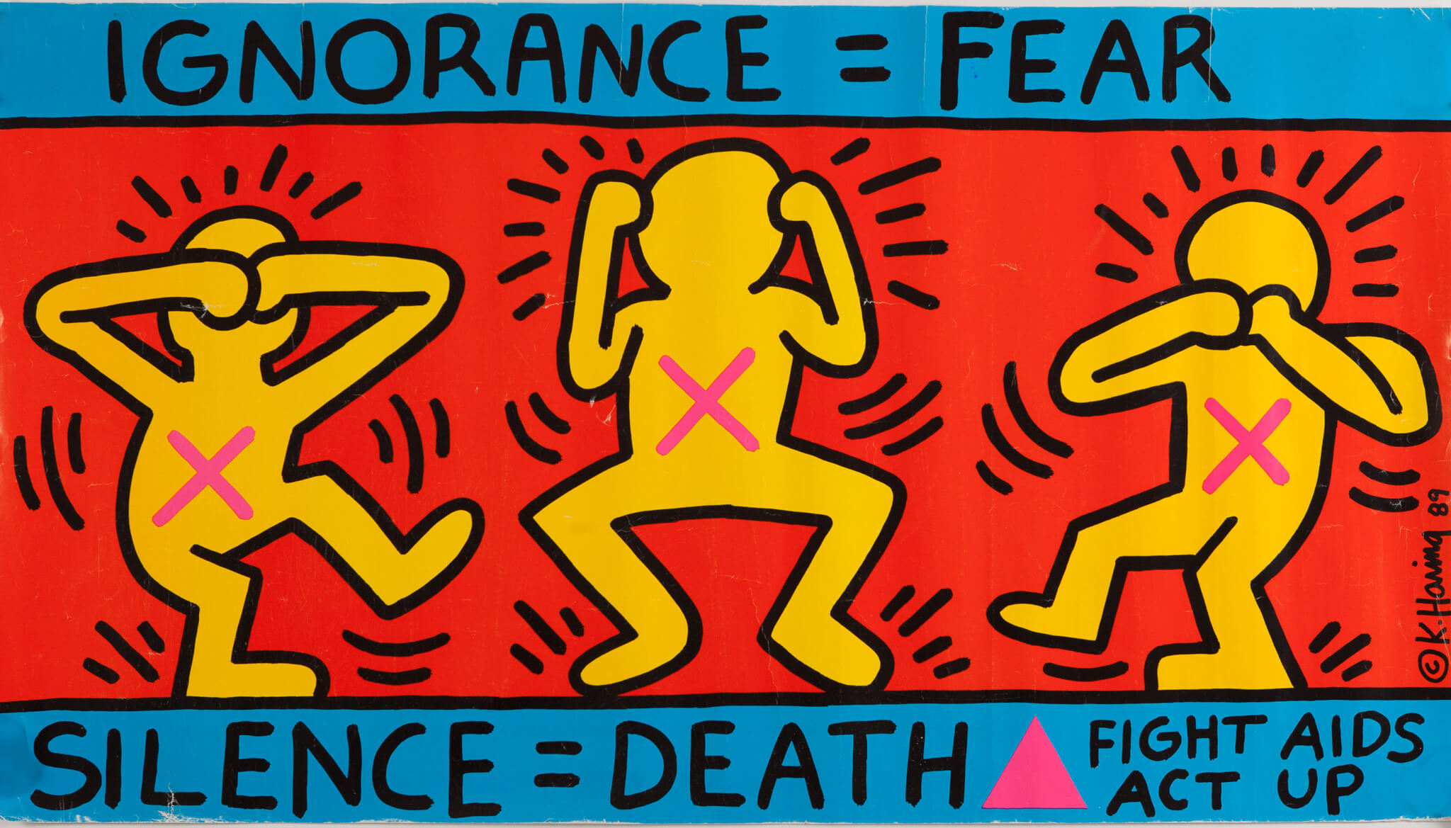 Chi era Keith Haring: sui muri di New York i graffiti rupestri del villaggio globale - aids - Gay.it