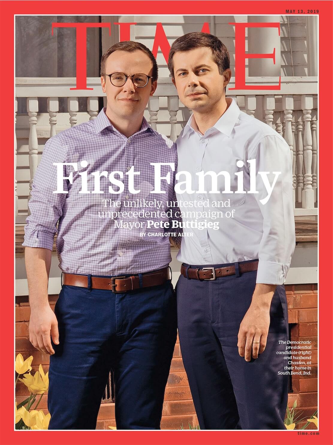 First Family, storica copertina di Time Magazine con Pete Buttigieg e suo marito Chasten - time magazine Pete Buttigieg - Gay.it