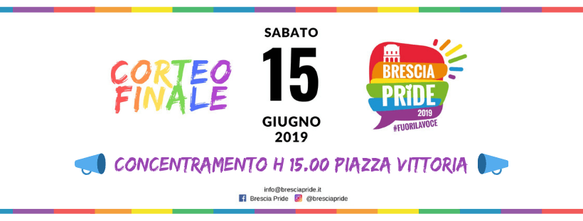 Onda Pride, è il giorno di Genova, Torino, Varese, Vicenza, Avellino e Brescia - Brescia Pride - Gay.it