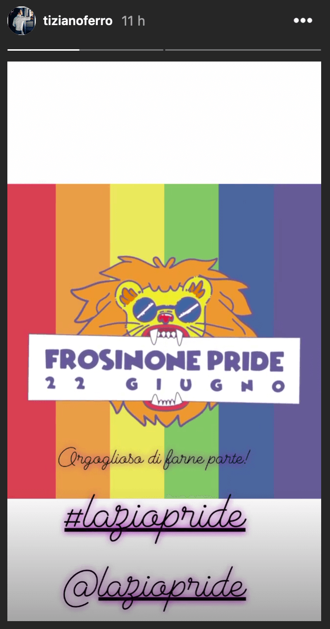 Lazio Pride, Tiziano Ferro orgoglioso: Buona (Cattiva) Sorte inno della manifestazione - Lazio Pride Tiziano Ferro 1 - Gay.it