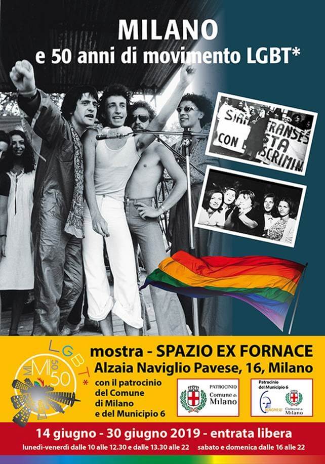 "Milano e 50 anni di Movimento LGBT*", al via la mostra gratuita - Milano e 50 anni di Movimento LGBT - Gay.it