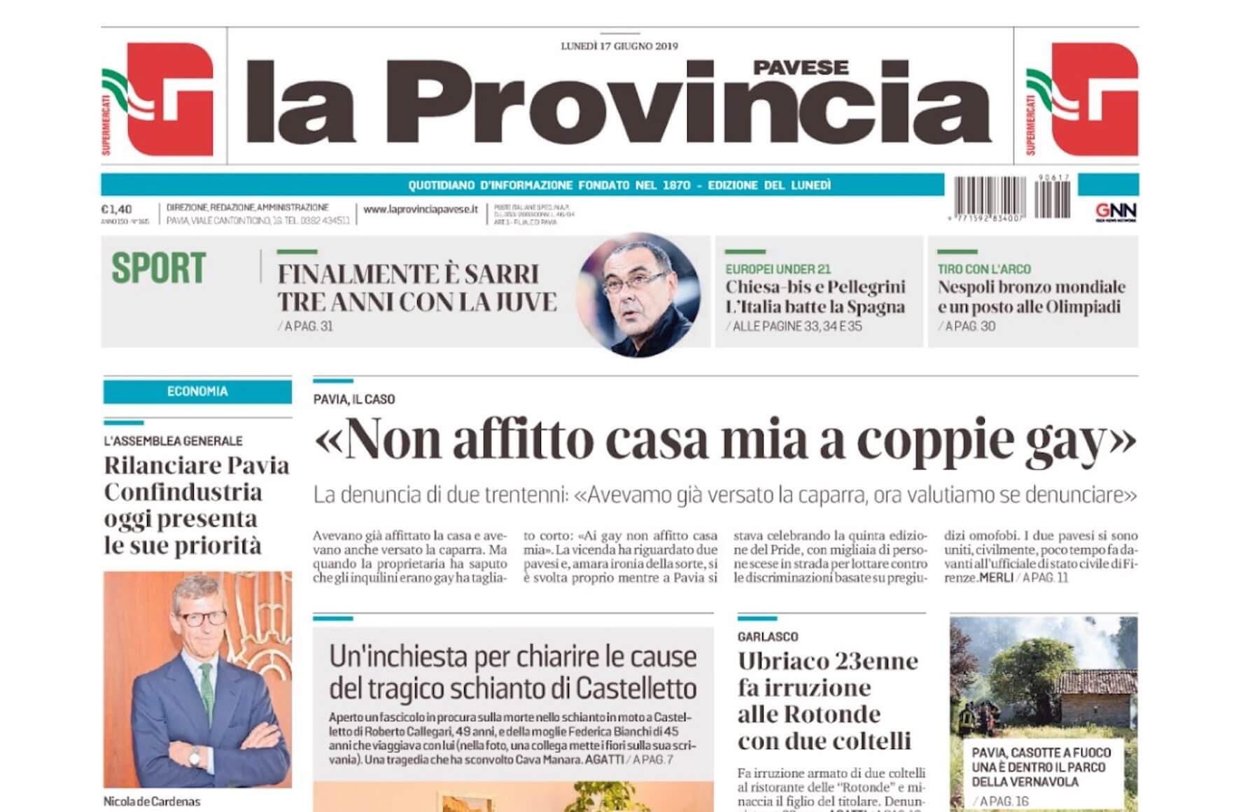 Pavia, parlano i due ragazzi a cui è stata rifiutata la casa perché gay