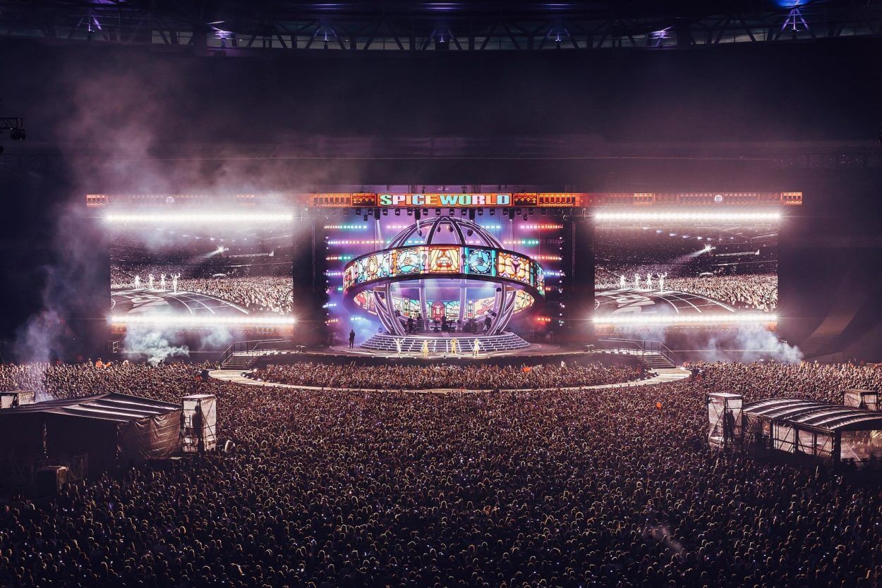 Spice Girls Spiceworld 2019 tour. CREDITS: KATE MOROSS STUDIO