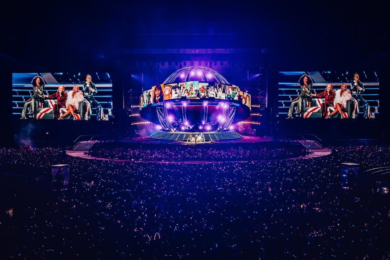 Spice Girls Spiceworld 2019 tour. CREDITS: KATE MOROSS STUDIO