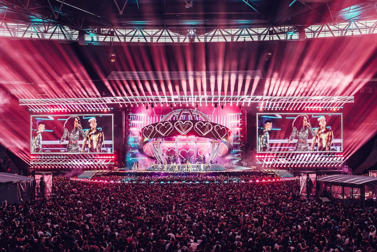 Spice Girls Spiceworld 2019 tour. CREDITS: KATE MOROSS STUDIO