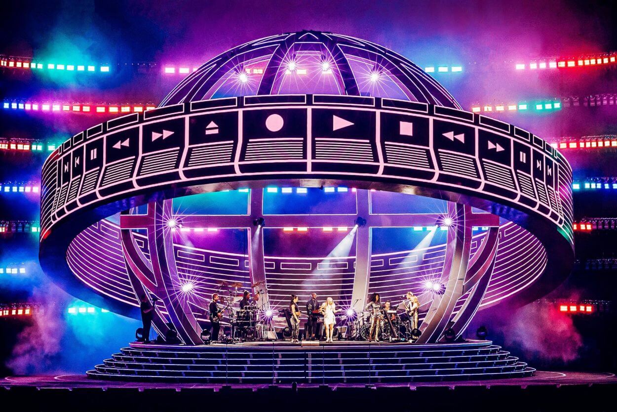 Spice Girls Spiceworld 2019 tour. CREDITS: KATE MOROSS STUDIO