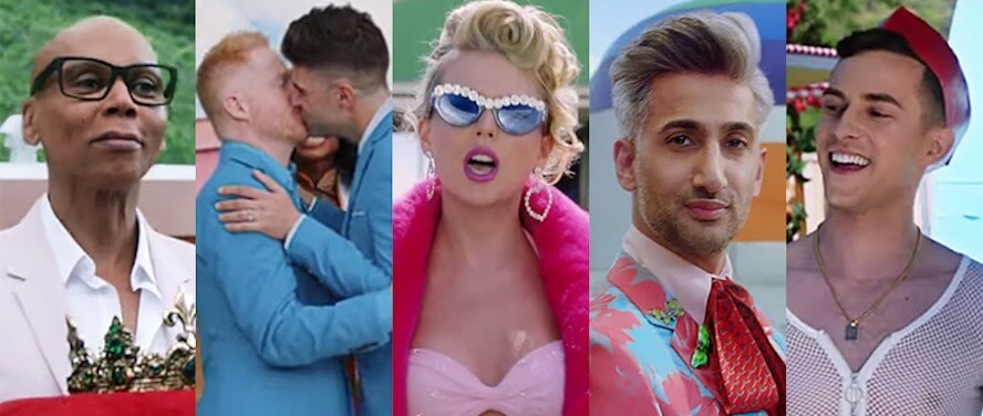 Taylor Swift, pioggia di icone queer nel video di “You Need To Calm Down”