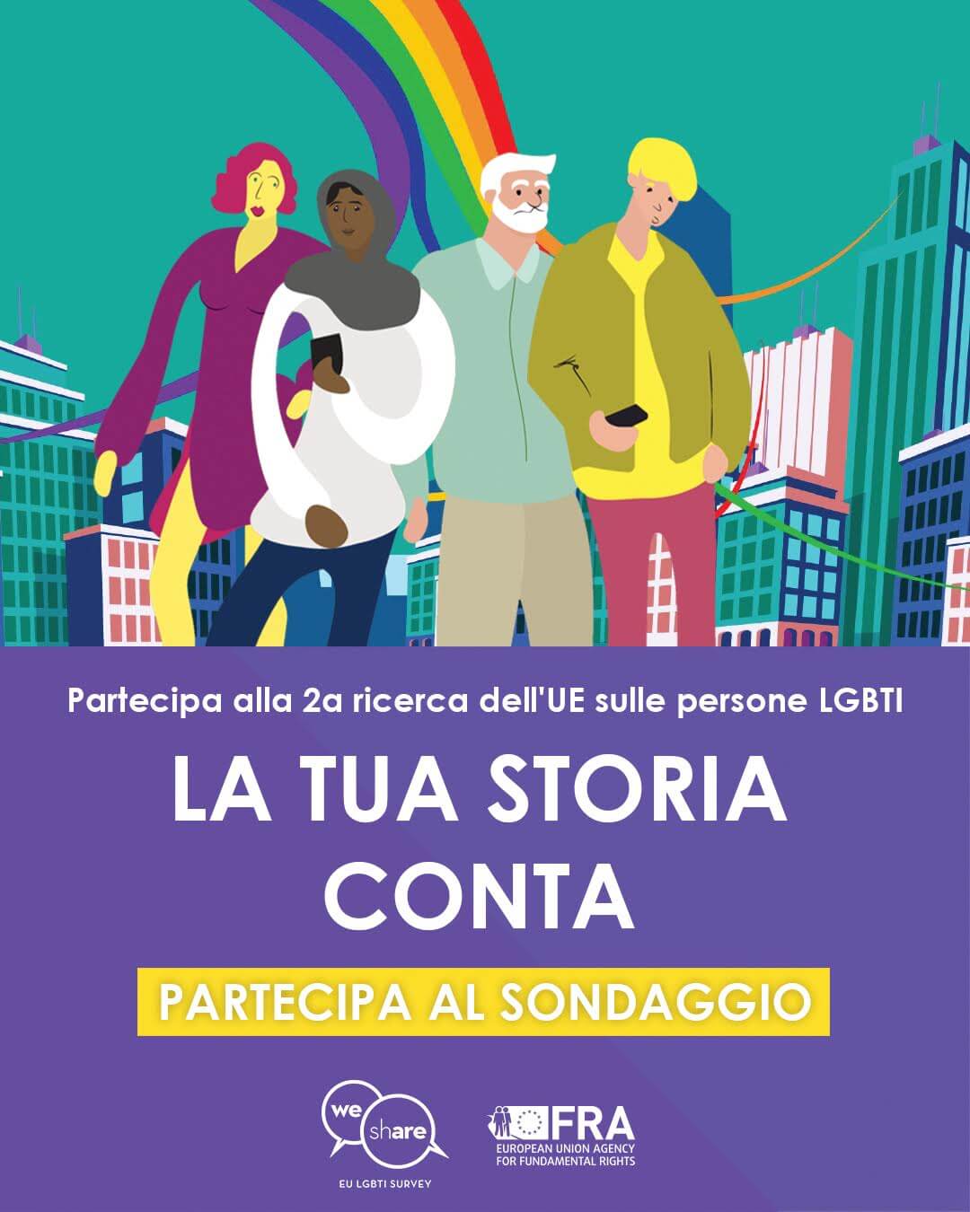 We Share, partecipa alla 2a importantissima ricerca dell'UE sulle persone LGBTI - We Share EU LGBTI Survey - Gay.it