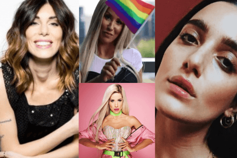 Bianca Atzei, Baby K e Levante al Milano Pride 2019