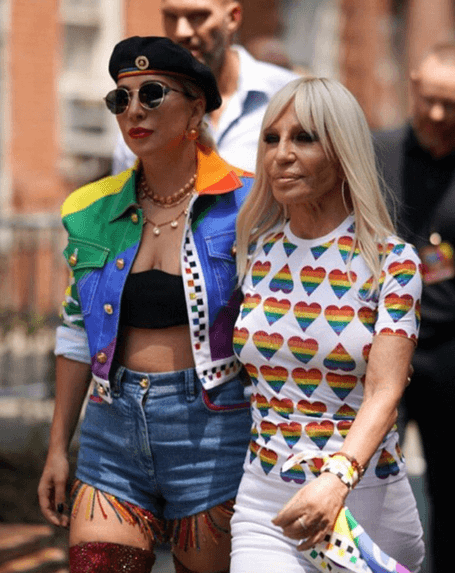 Lady Gaga e Donatella Versace Stonewall day 2019