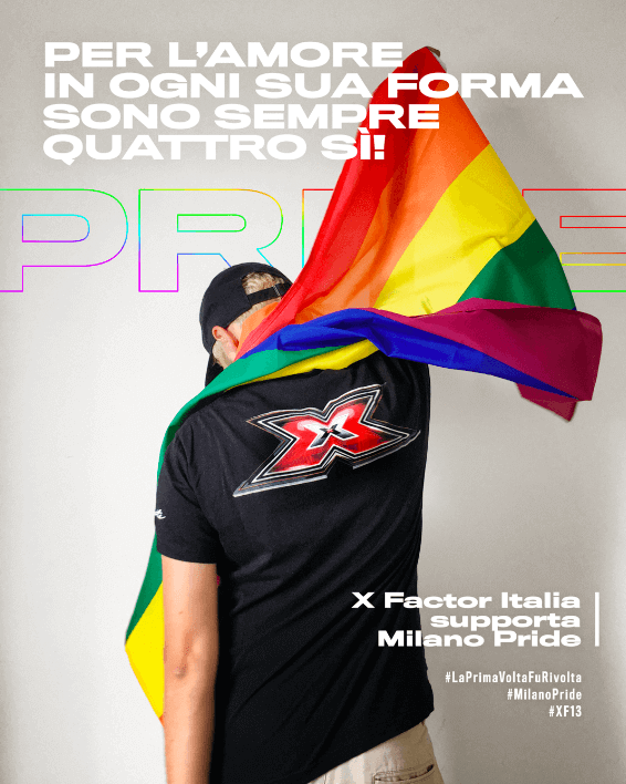 Milano Pride 2019: sostegno da Arisa e da X Factor versione "arcobaleno" - x factor milano pride - Gay.it