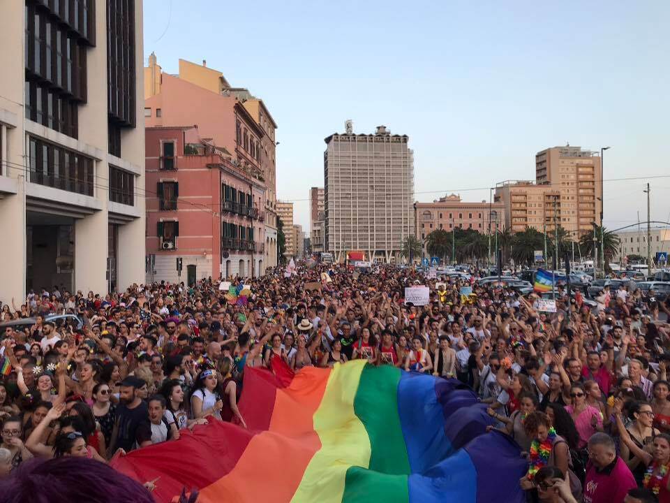 Onda Pride 2019: Quasi 80.000 persone in strada tra Cagliari, Monza, Pisa e Asti - Cagliari Pride 2 - Gay.it
