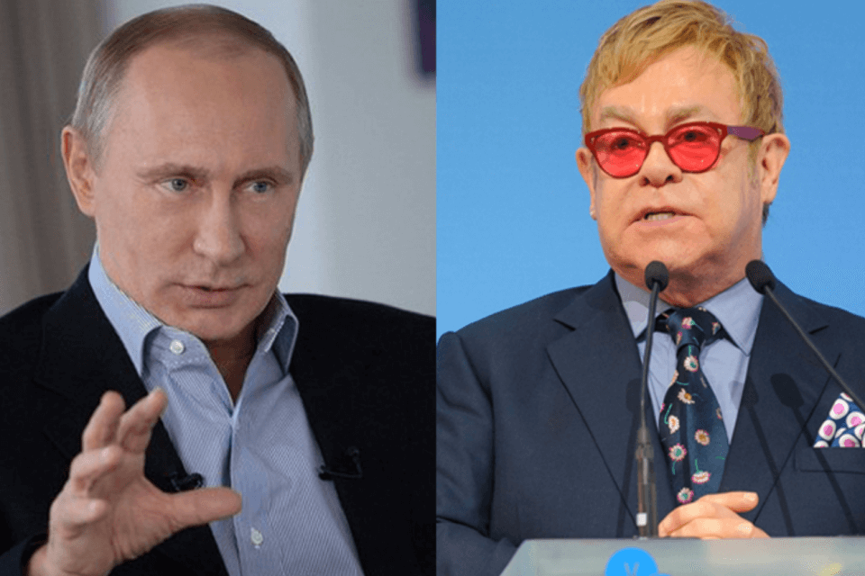 Putin e Elton John