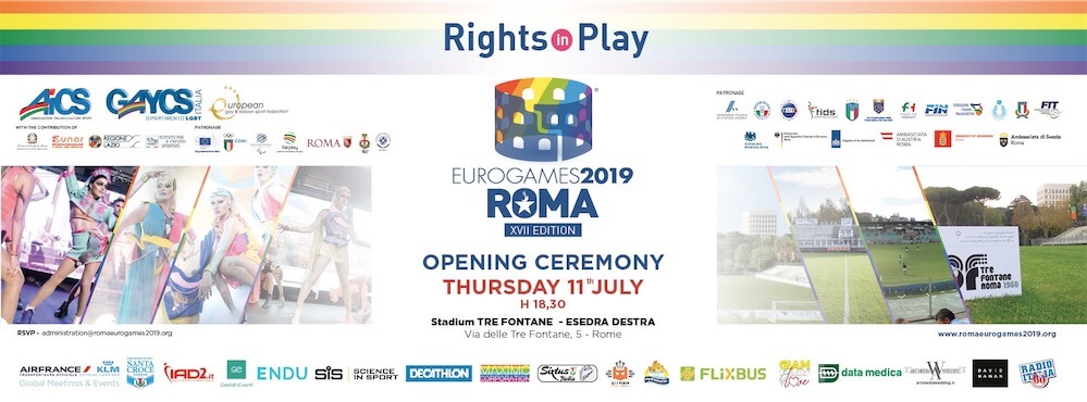 Roma, al via agli EuroGames 2019 - EuroGames 2019 a - Gay.it