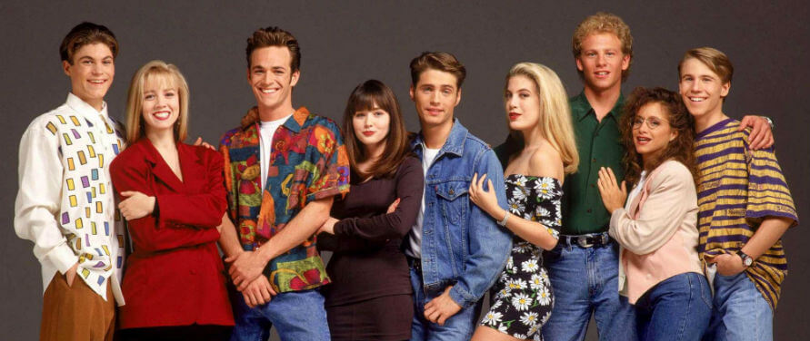 Beverly Hills 90210, il cast della prima storica stagione