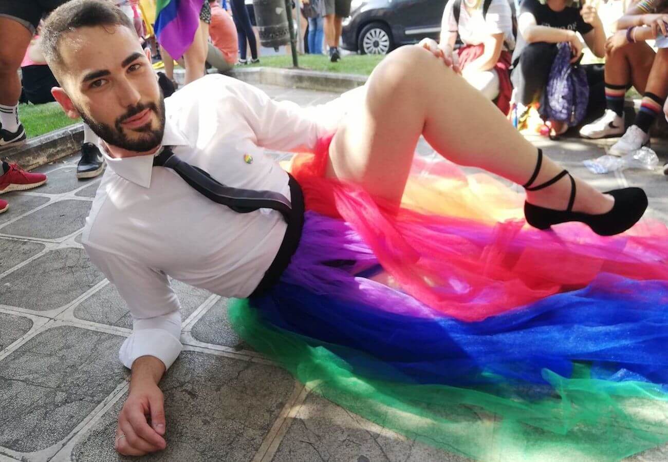 La testimonianza di Andrea al Cagliari Pride: ‘un figlio ha bisogno di amore’