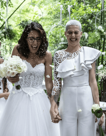 Le 13 coppie LGBT+ più belle e discusse dello spettacolo - coppie lgbt pi%C3%B9 belle dello spettacolo antonella lo coco elisa - Gay.it