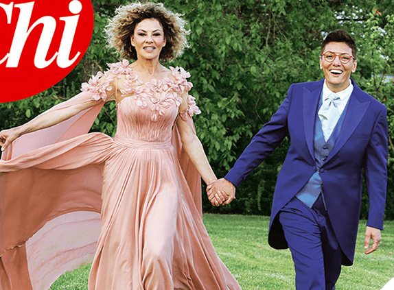 Le 13 coppie LGBT+ più belle e discusse dello spettacolo - coppie lgbt pi%C3%B9 belle dello spettacolo eva grimaldi imma battaglia matrimonio - Gay.it