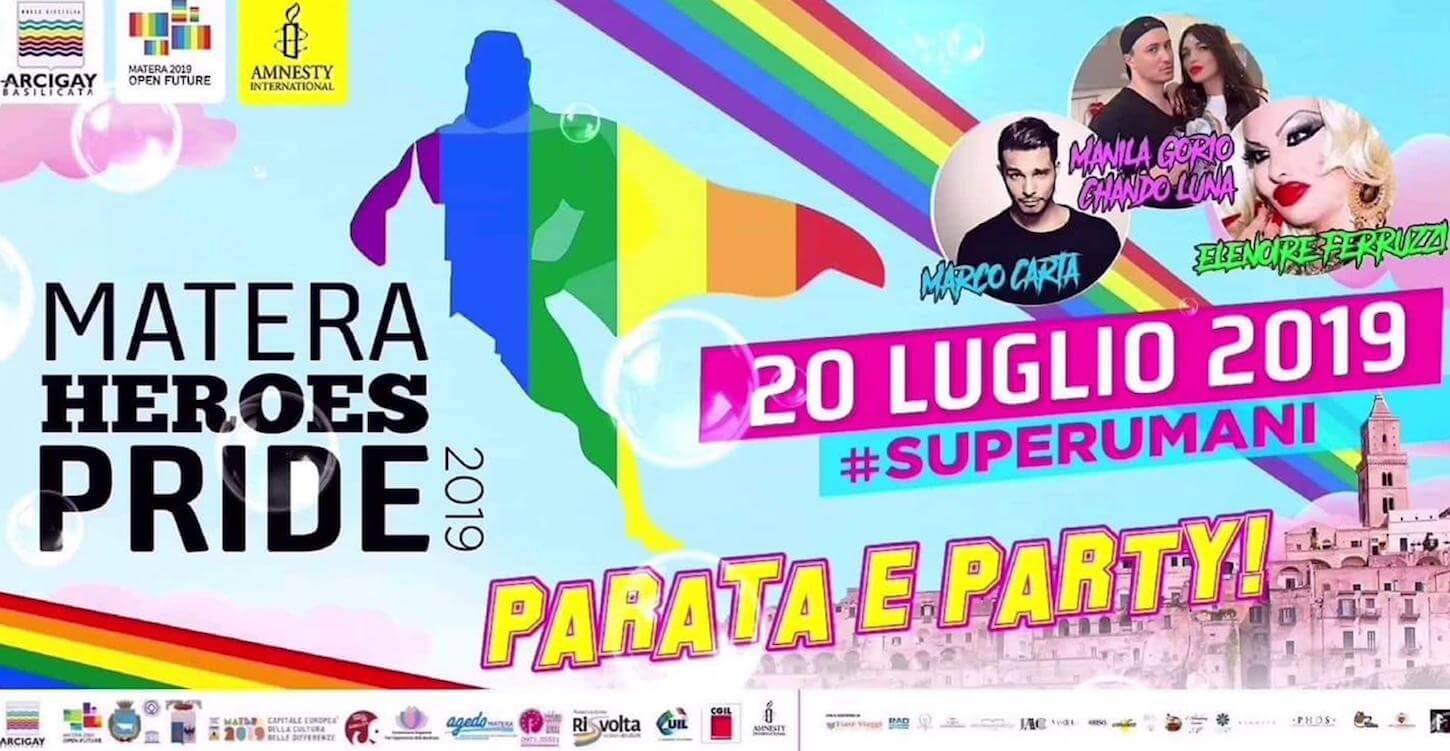 Matera, ‘capitale europea della perversione’: volantino omofobo contro il pride