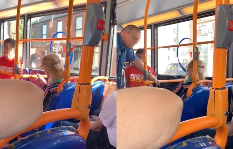 Pesante violenza verbale nei confronti di un gay su un autobus – VIDEO
