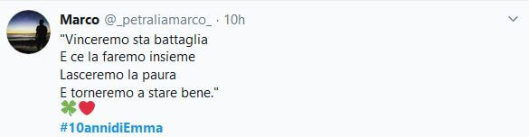 10 anni di Emma Marrone: i tweets celebratori e di supporto dei fans