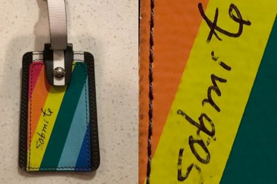 L’etichetta del bagaglio è arcobaleno, donna etero lo ritira e trova scritto “sodomita”