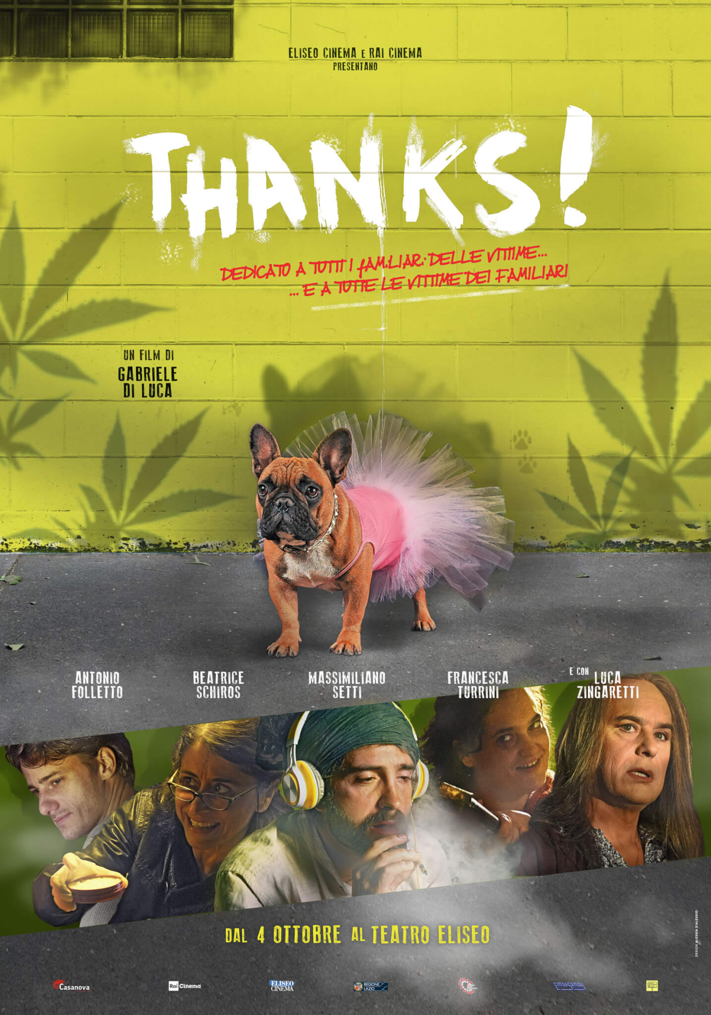 Thanks di Gabriele Di Luca, Luca Zingaretti è una donna transessuale - foto e trailer - THANKS newposter 1 - Gay.it