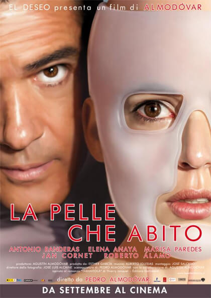La Pelle Che Abito locandina, di Pedro Almodovar,