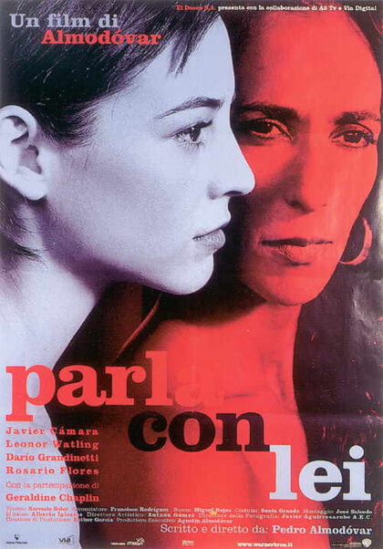 Parla con Lei locandina, di Pedro Almodovar