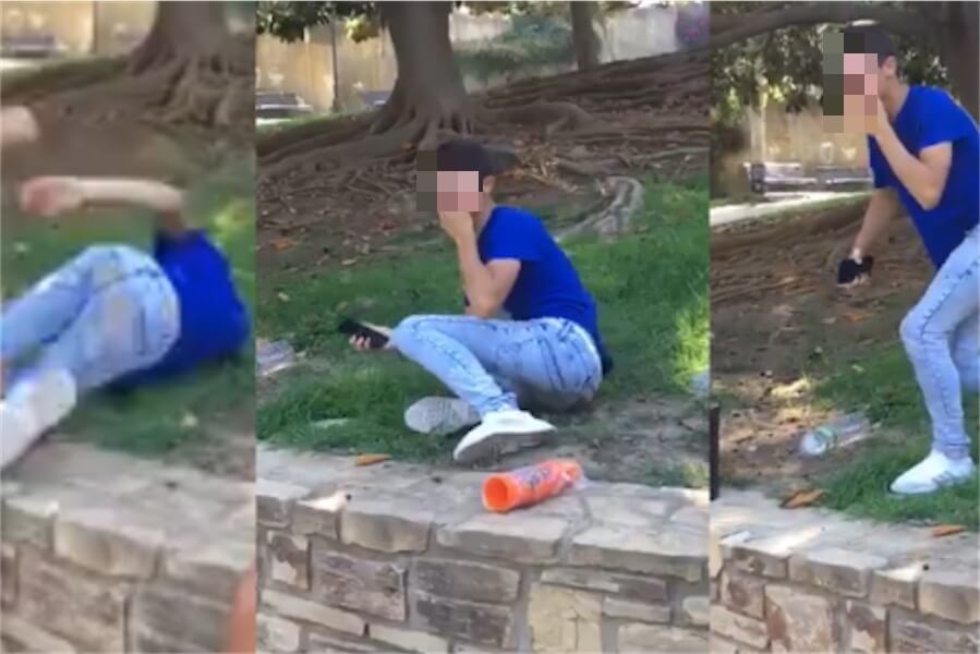 Ragazzo pestato a sangue in un parco, il video choc diventa virale - ma non era omofobia - yourimage11 - Gay.it