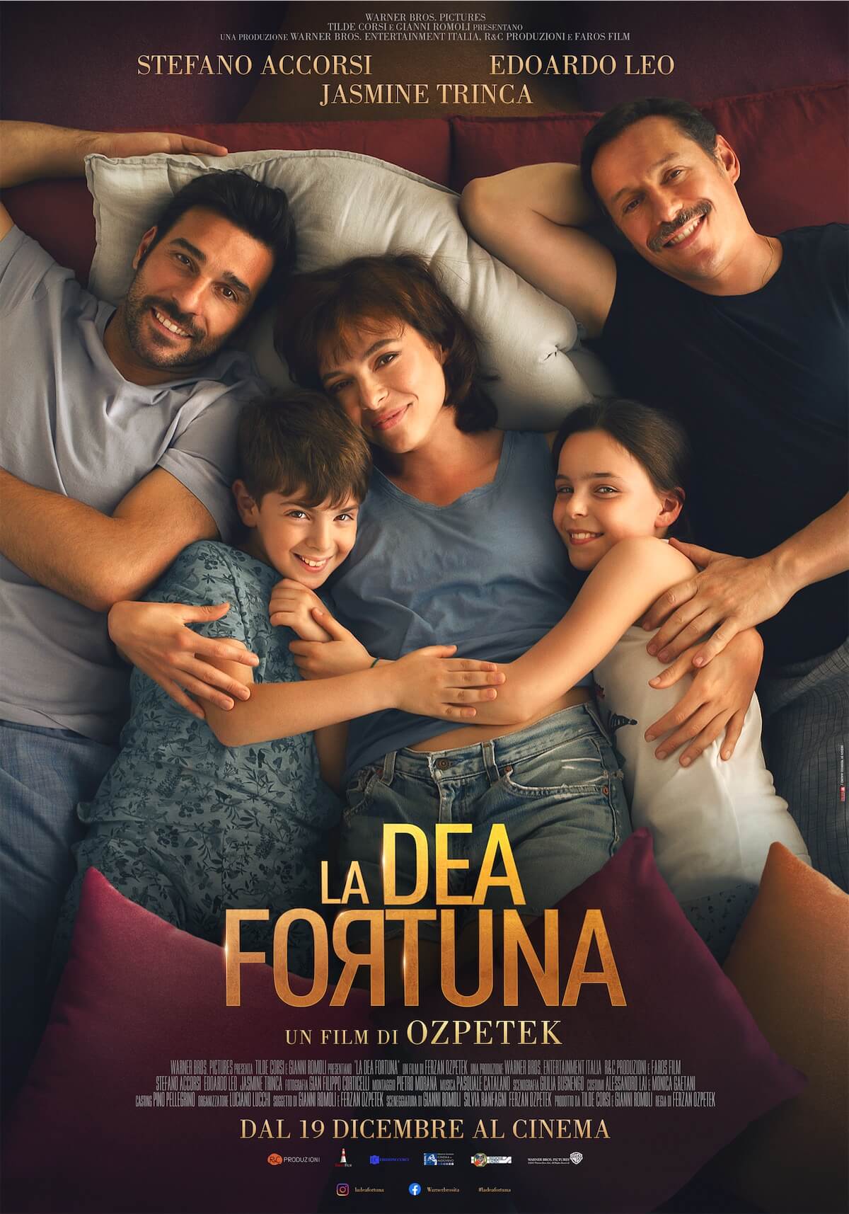 La Dea Fortuna di Ferzan Ozpetek, una famiglia arcobaleno nel primo poster - La Dea Fortuna di Ferzan Ozpetek - Gay.it