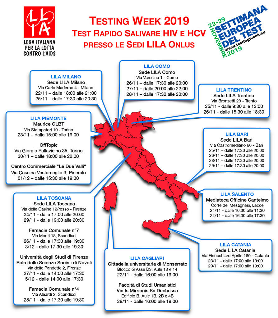 Arriva la settimana dei test gratuiti per Hiv ed epatiti virali, ecco dove e quando - WTW2019 - Gay.it
