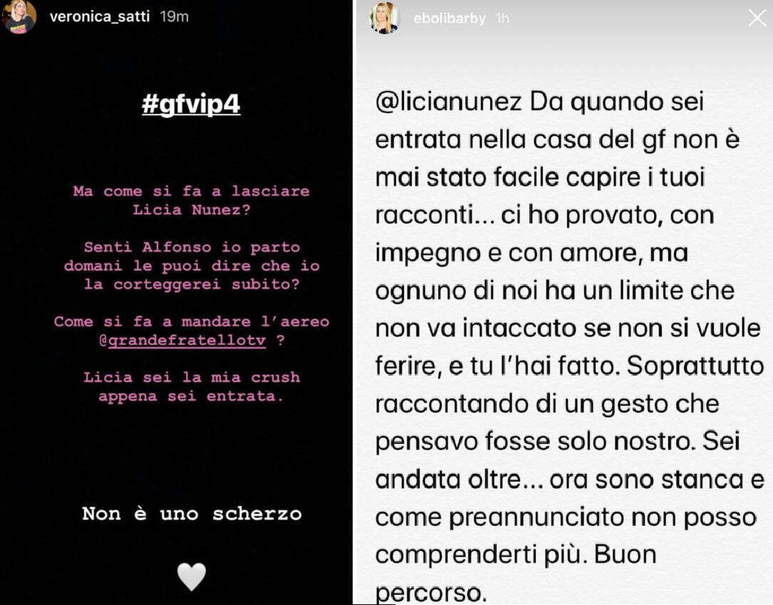 Al Grande Fratello Vip scatta il bacio tra Licia Nunez e Barbara Eboli - 1579948616 immagine 2020 01 25t103552.645 - Gay.it