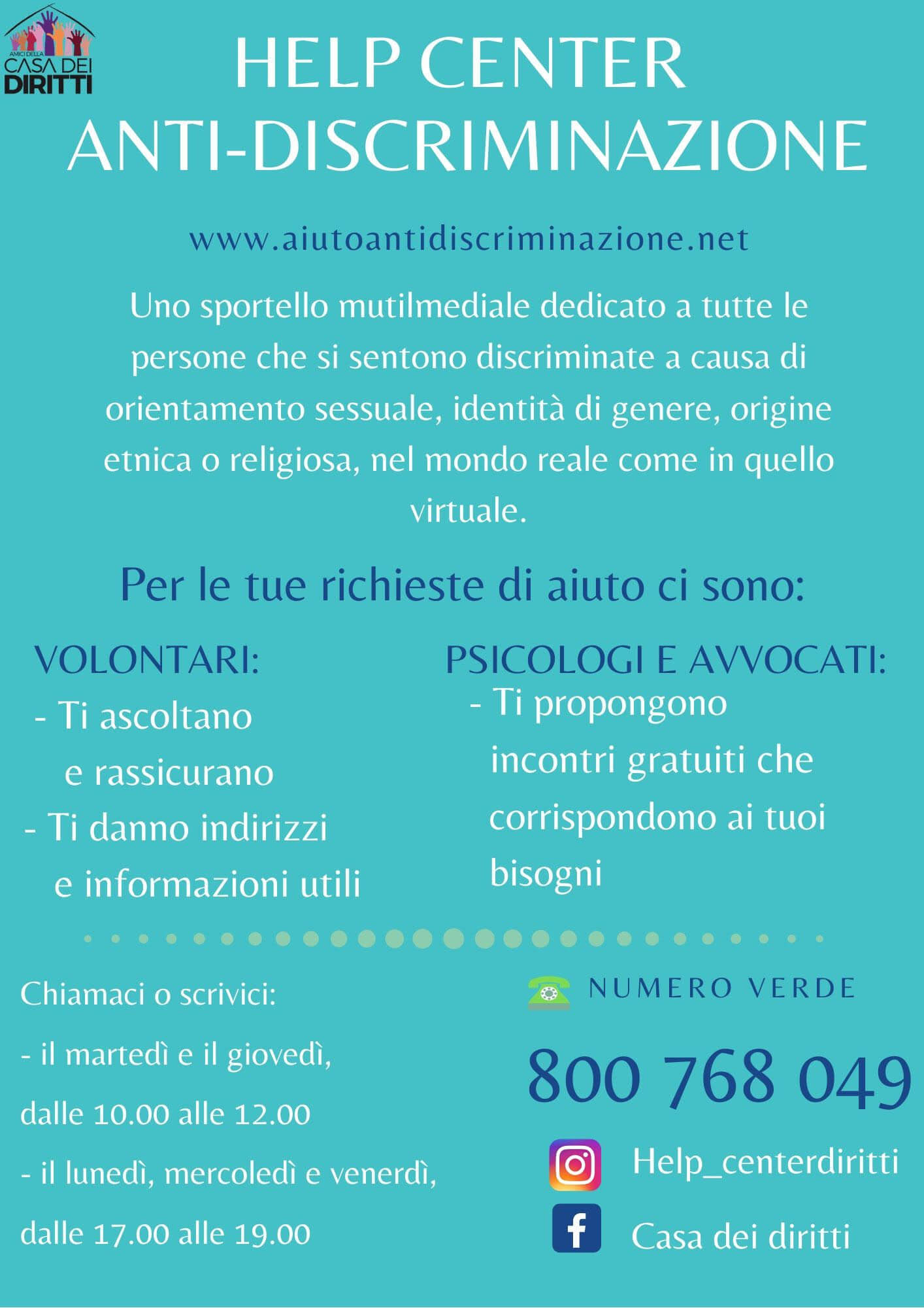 Milano, è nato l'Help Center Antidiscriminazioni per chi è vittima di omotransfobia - 83415053 964282030632209 6143544932712841216 o - Gay.it