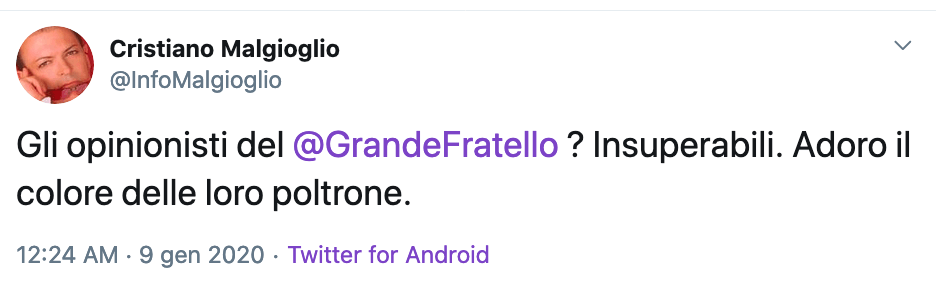GF Vip 4, parla Alfonso Signorini: "non ho voluto nel cast gay con paillettes e lustrini, non amo certi stereotipi" - Schermata 2020 01 09 alle 09.17.05 - Gay.it
