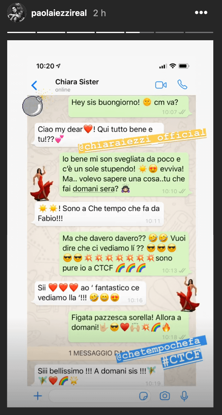 Paola e Chiara di nuovo insieme (e a sorpresa) a ‘Che tempo che fa’ - Schermata 2020 01 18 alle 13.21.34 - Gay.it