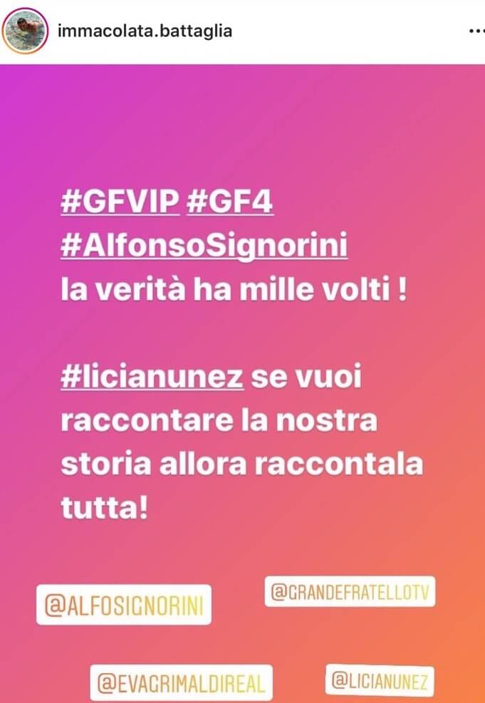 ‘Imma Battaglia mi ha tradito’, coming out con polemica per Licia Nunez al GF Vip - photo5816512061528715456 - Gay.it