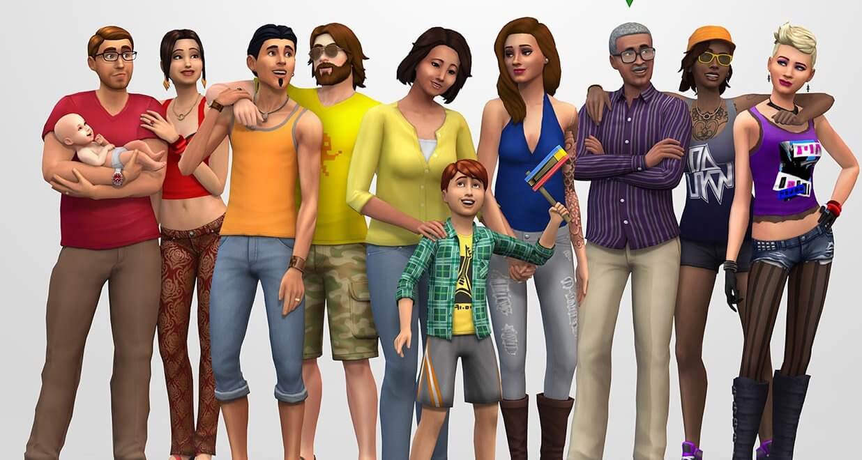 Personaggi di The Sims festeggiano il Pride LGBTQ+