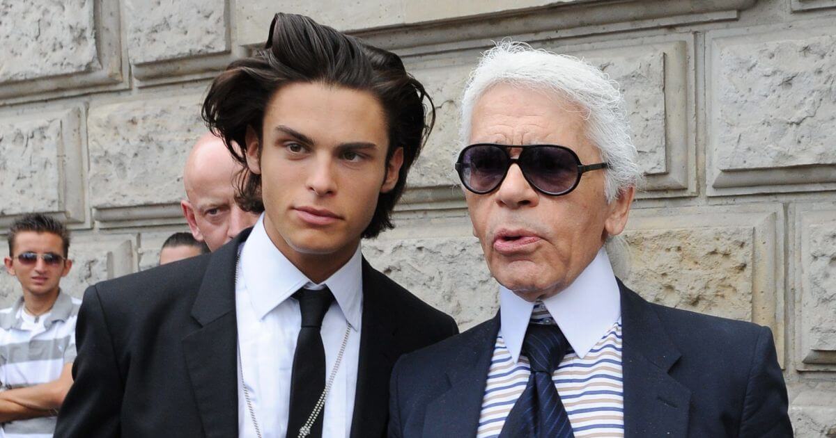 Baptiste Giabiconi è l’erede principale del patrimonio di Karl Lagerfeld