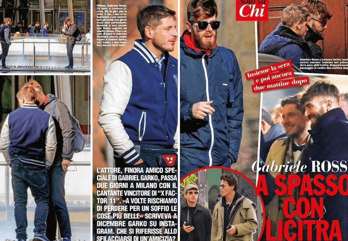 Gabriele Rossi e Gabriel Garko, mimosa della "pace" il giorno di San Valentino - Gabriele Rossi - Gay.it