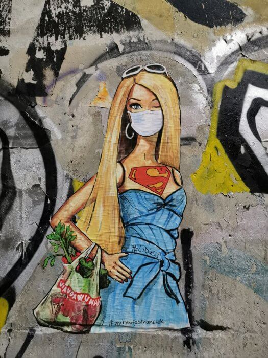 La street art di Lediesis arriva a Milano e lascia le Superdonne per la Fashion Week 2020 - barbie - Gay.it