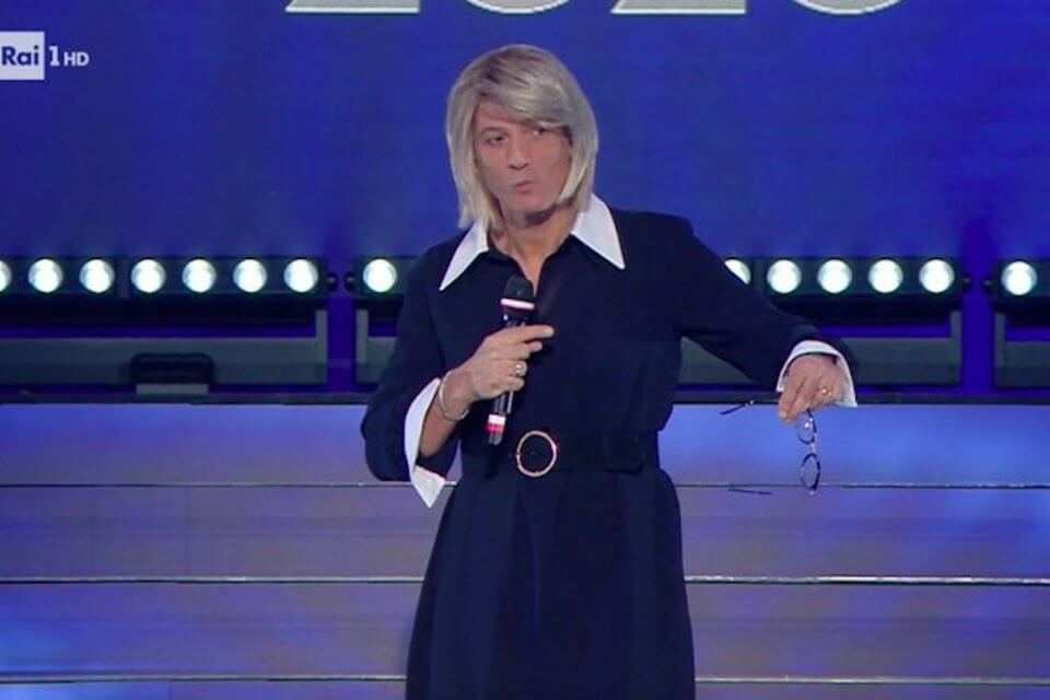 Sanremo 2020, Fiorello diventa Maria De Filippi – il video